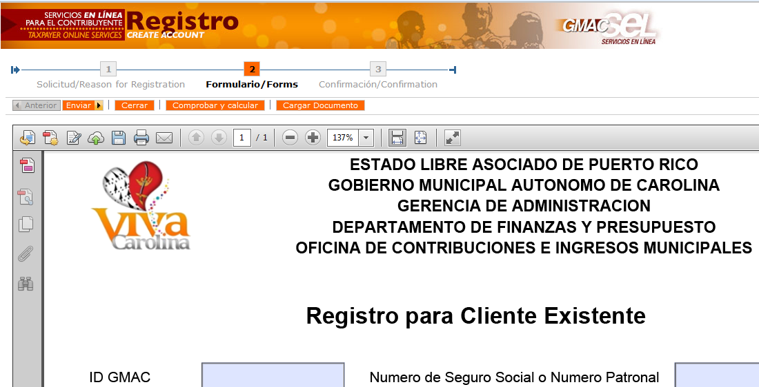 Ayuda Sap Municipio De Carolina